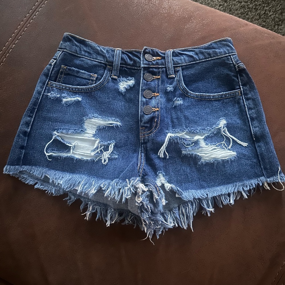*BOGO* Cello High waisted frayed shorts